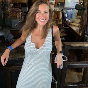 Racer back tunic dress